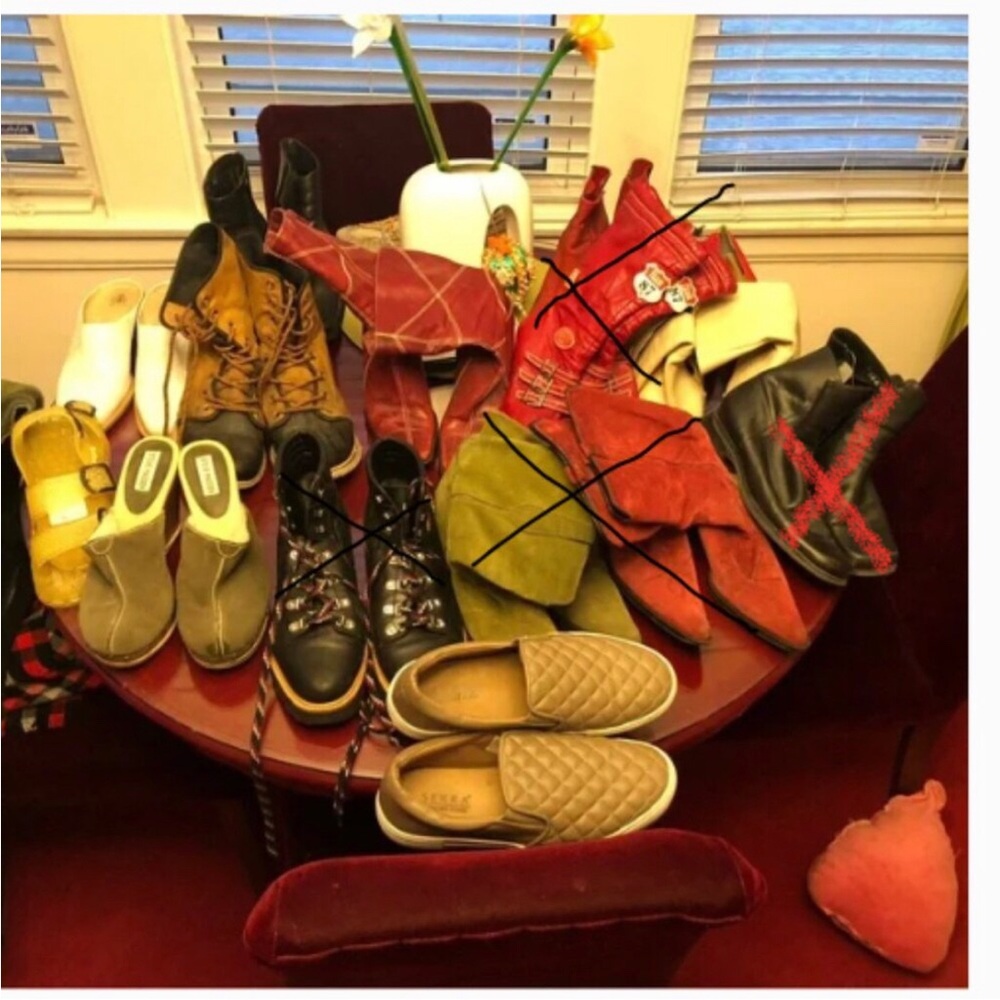 10 pairs of women’s size 10 shoes and boots can buy ones individually too!